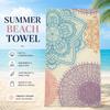 Mandala Bohemian Beach Towel 2D Flat Printed Peach Skin Bath Towel Sand  Quick Dry Summer Travel Swim Pool Vacation Blanket