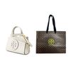 Tangli Baiqi Ella Magnetic Snap Buckle Adjustable and Detachable Shoulder Strap Artificial Fur Tote Bag Tote Bag Shopping Bag 145613-100