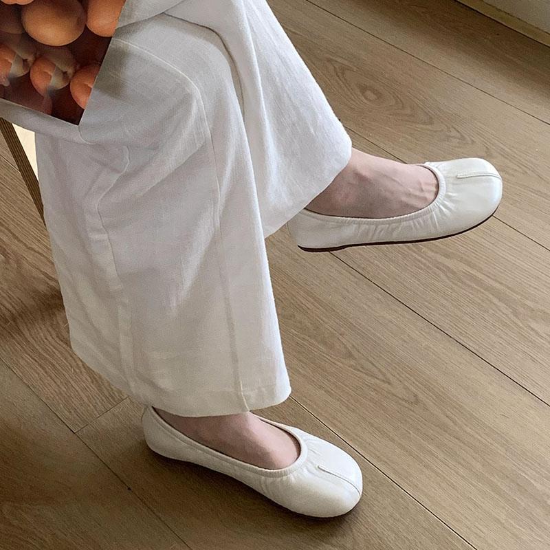 Fashion Fashion Round Toe Women Ballet Flats Dance Shoes New In Summer Spring Female Shallow Footwear Ladies Flats Slip On Shoes