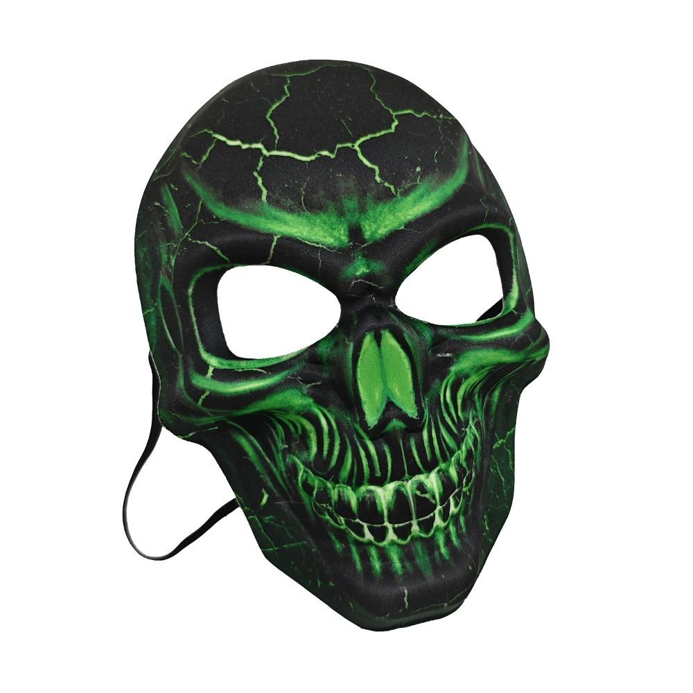 Soft Halloween Mask EVA Ghost Skull Mask Horrible Skull Face Cover  Party