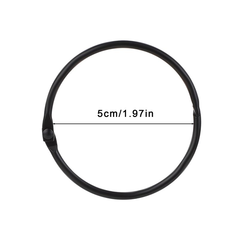 12Pcs Shower Curtain Rings Iron Shower Curtain Hooks O-Shaped Rings Hook Glide Easily On Bathroom Shower Rod