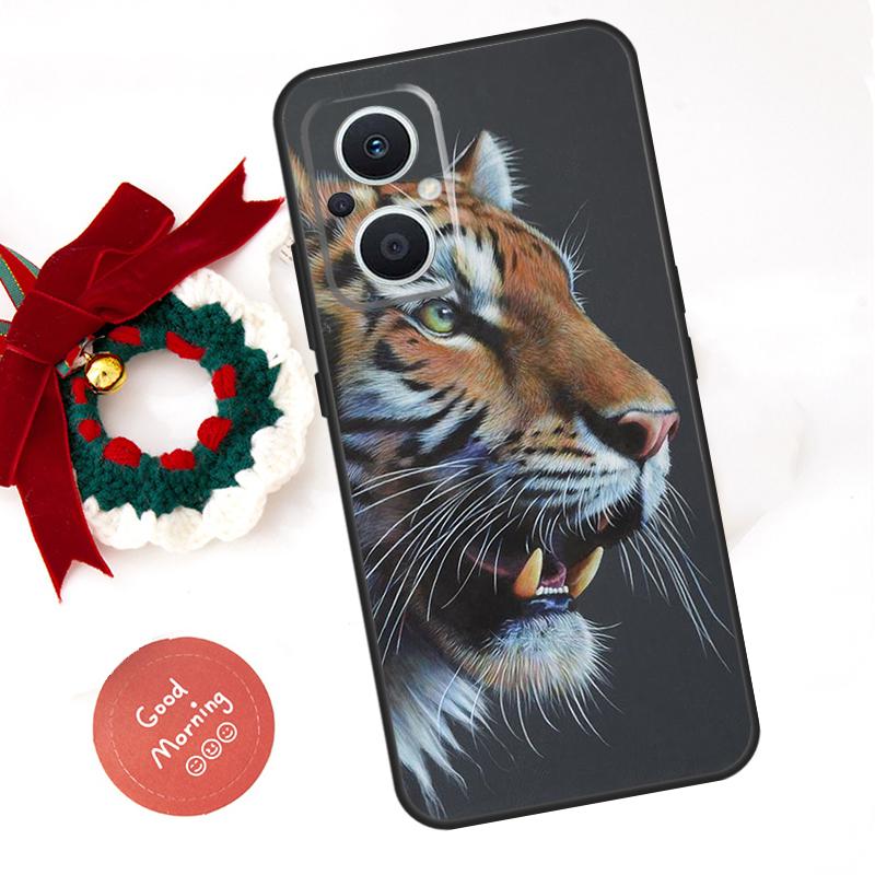 Animal Tiger Funda For OPPO Reno 8 Lite 10 11 12 13 14 Pro 11F 12F 13F 14F OPPO Find X8 X5 X6 X9 Pro Case
