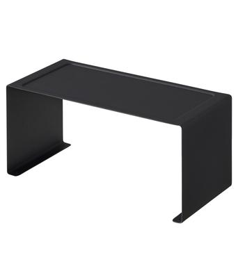 Yamazaki Tower Stackable Kitchen Steel L-Shaped Rack, Black, Approx. W30.5 X D14 X H14cm, Model 3790