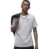 Jordan Breathable Sports Training Crew Neck Short Sleeve T-Shirt Men Tops White HF1457-100