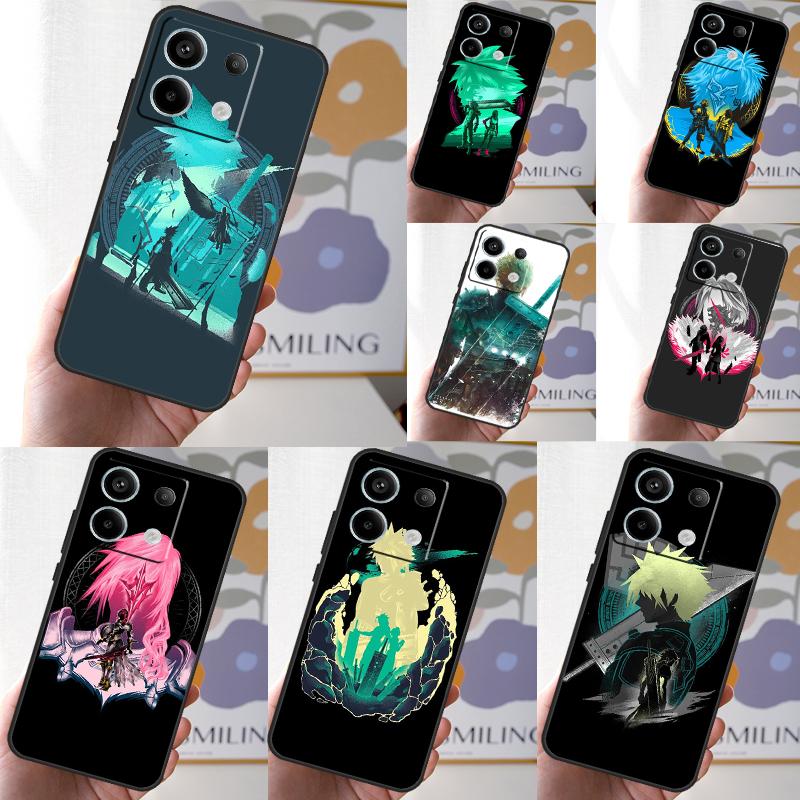 Final Fantasy Funda For Xiaomi Redmi Note 12 11 10 9 8 13 Pro Plus 12S 11S 10S 9S 10A 9C 10C 12C 13C Case
