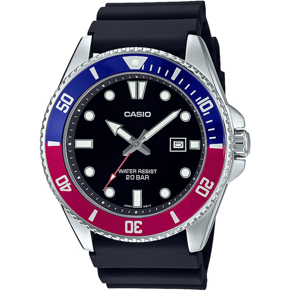 

Casio Collection MDV-107-1A3JF Men s Watch Black Stainless Steel Water Resistant 200m