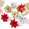 Artificial Simulation Gold Powder Flower Christmas Tree Silver Flower Decorative Accessories Arrangement