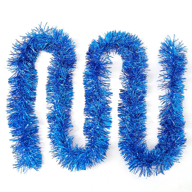 

2M Christmas Decoration Sparkling Metal Ribbon for Hawaiian Flower Wreath Home Room Decor Outdoor Garden Party Wedding Decor 1Pcs