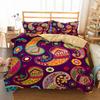 Bohemian Style Bedding Set Duvet Cover With Pillowcase King Size Comfortable Dedding A Bedroom Suitable For Placing A Large Bed