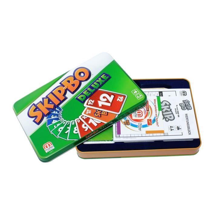 Board Game - Mattel - Skip Bo Deluxe - Mixed - Green - from 7 Years