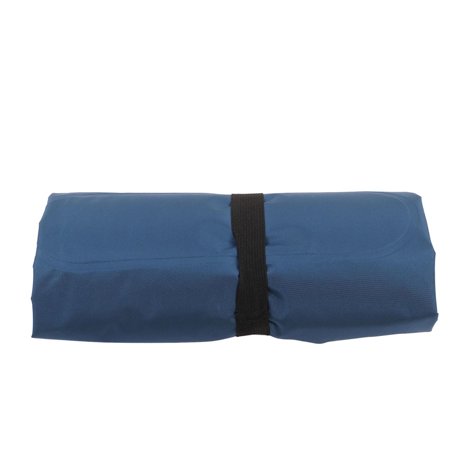 

Надувной спальный коврик эргономичный дизайн надувной спальный коврик с сумкой для хранения для офиса темно-синий