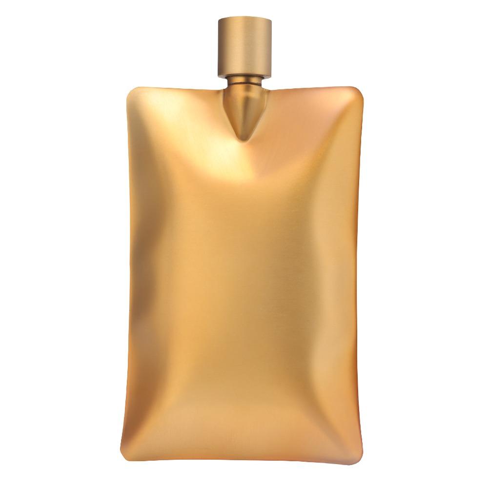 304 Special-shaped Creative Stainless Steel Wine Jug 6 Ounces Wave Wine Jug Outdoor Portable Simple Creative Wine Jug