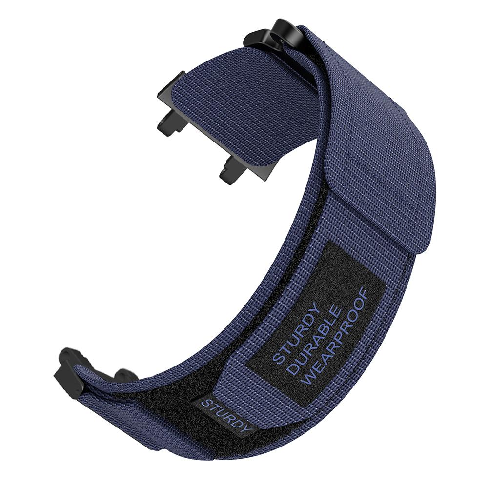 For Huami Amazfit T-Rex 3 Outdoor Climbing Watch Strap Magic Tape Breathable Nylon Band with Connector