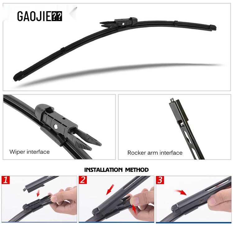 Mercedes-Benz Smart Fortwo Boneless Wiper Blades - Rubber Strips