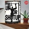 Fitness Motivation Metallblechschild Gewichtheben Fitness Poster Man Cave Garage Heimwanddekor 8x12 Zoll