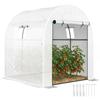 Serre Tunnel en Polytunnel Walk-In 180 x 180cm - Blanc