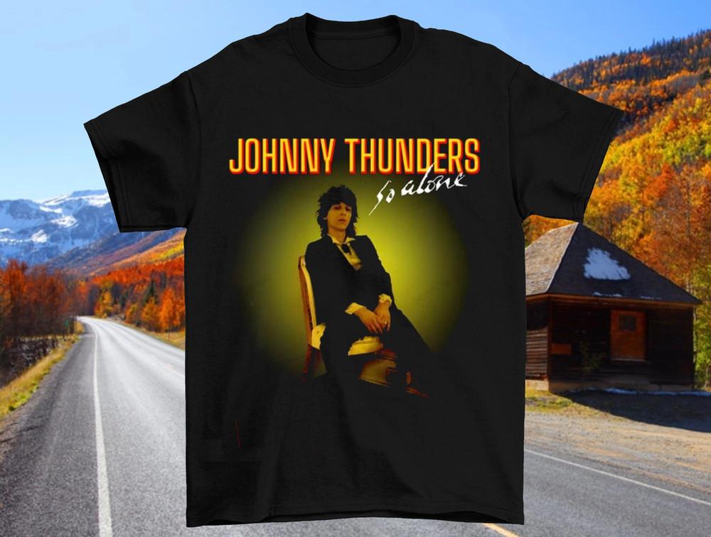 Так одиноко Джонни Тандерс Футболка Размеры S-4XL II115 - BSS153 Унисекс Футболка XXL