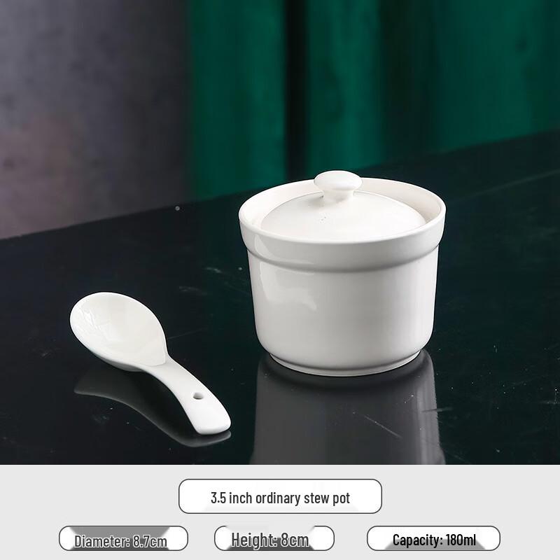 Li Lang Palace Style Ceramic Stew Pot with Lid