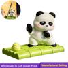 Schreibtisch-Telefonhalter, kreativer Panda-Harz-Handyhalter, dekorativer süßer Handyhalter, mobiler Ständer, Panda-Handyständer