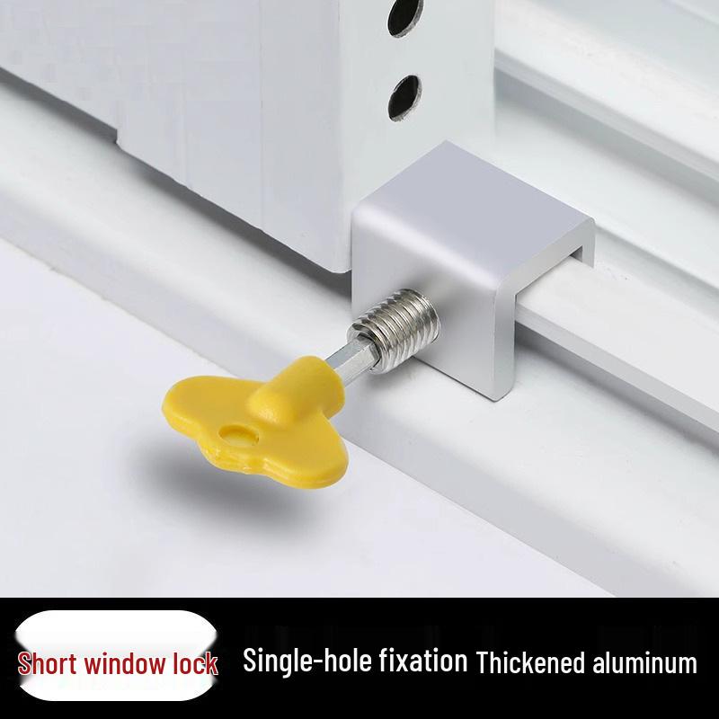 Bloqueo de seguridad para niños para ventanas y puertas - Gancho de soporte resistente al viento
