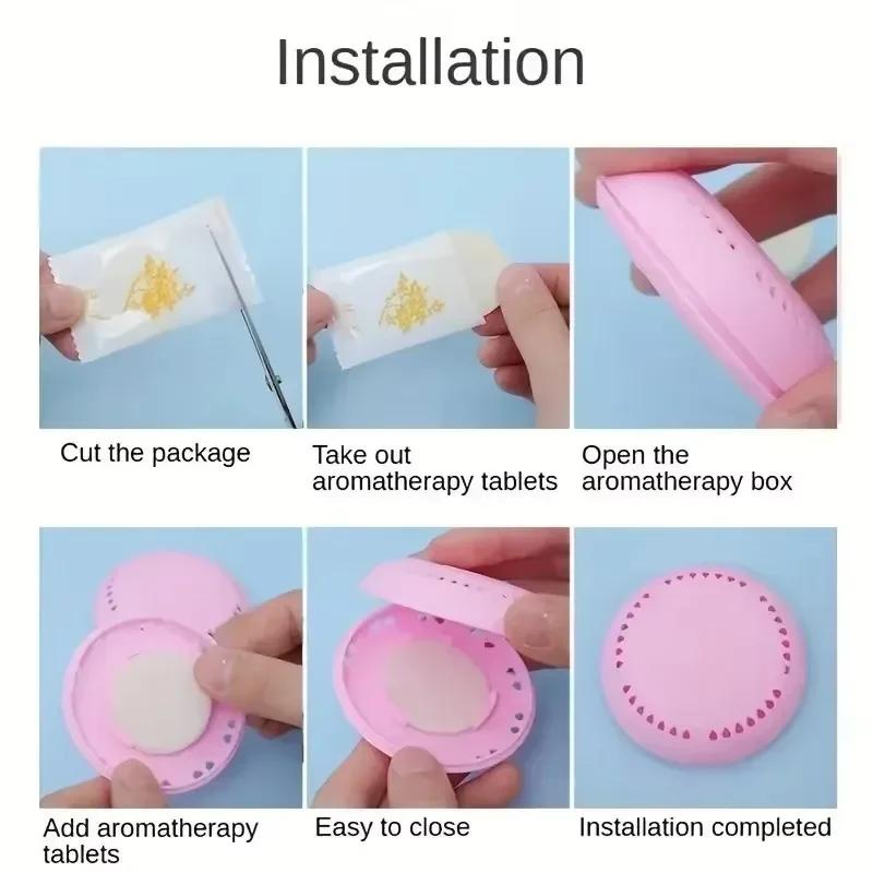 5pcs Toilet Solid Air Freshener Aromatherapy Fragrance Lasting Car Air Fresheners Wardrobe Home Toilet Fresher Bathroom Supplies