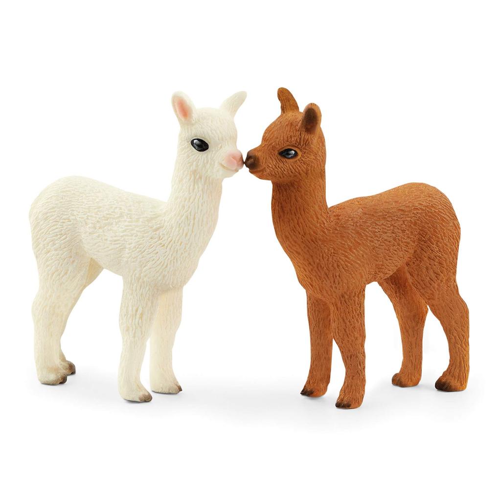 Schleich Wildlife Alpaca Mother and Baby Figurine 42544