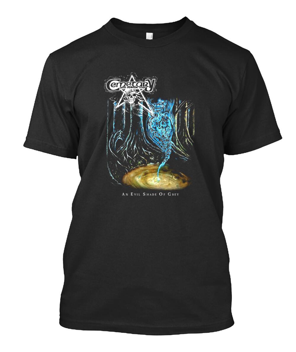 Cemetary An Evil Shade of Grey Old School Avant MAN WOMAN T-Shirt Size S to 5XL S