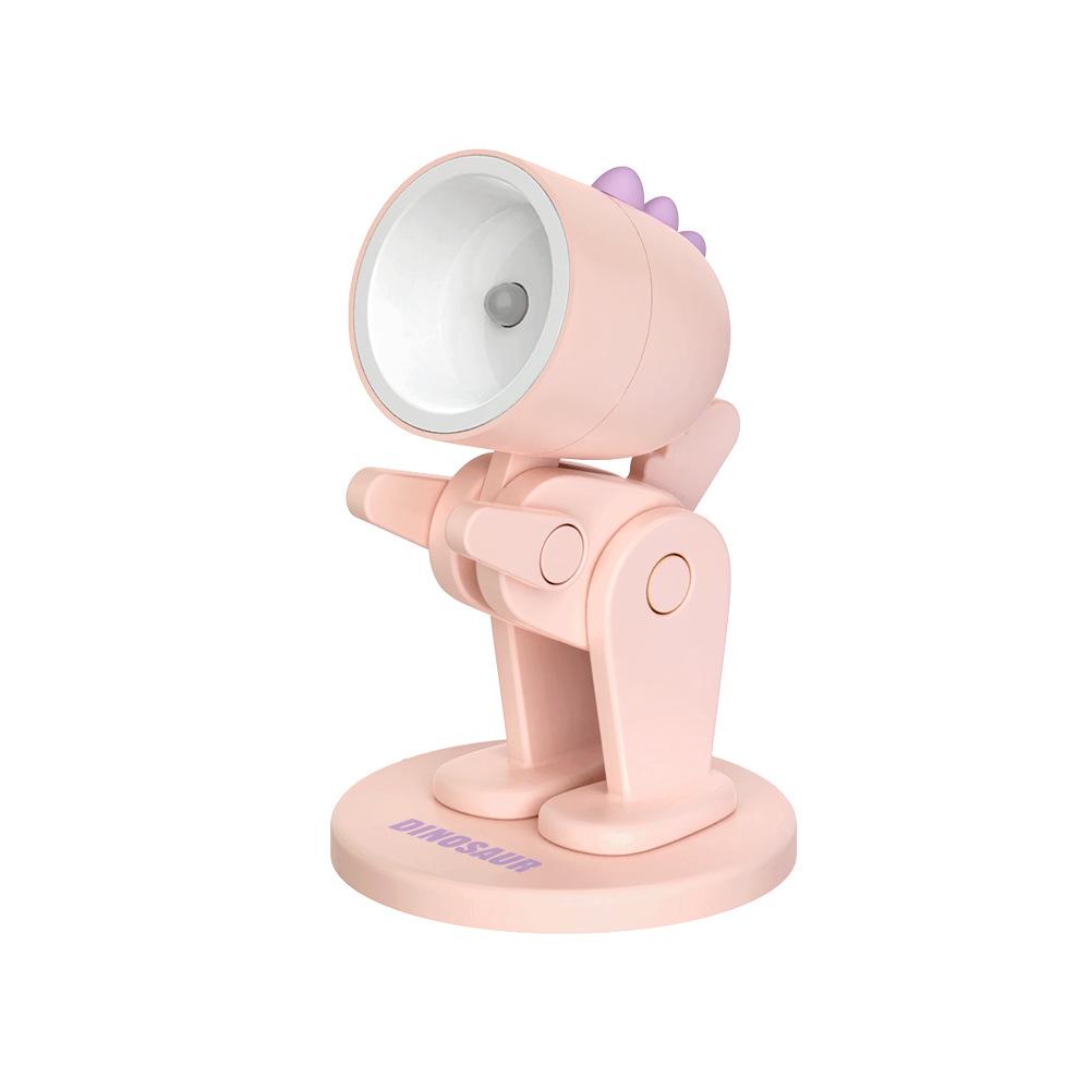 Creative DIY Mini Dinosaur Table Lamp - Cute LED Night Light for Desktops, Student Gifts, and Home Decor