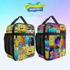 SpongeBob SquarePants Lunch Bag, Cartoon Insulated Tote, Pineapple House&Friends Print, Reusable Cooler Bag for School, Picnic
