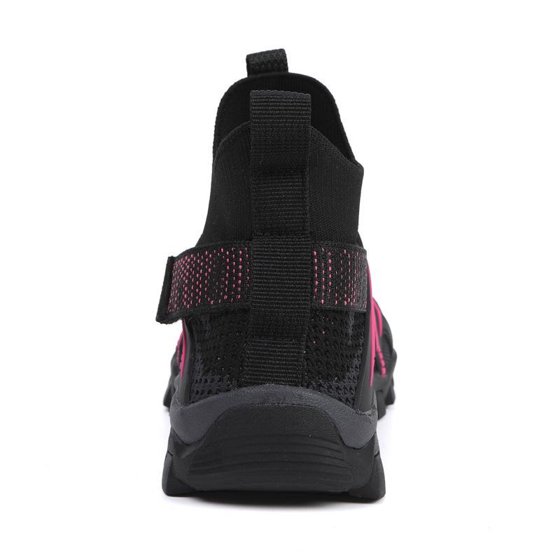 Zhongbang Outdoor Hiking Shoes Large Size Mesh Creek Tracking Shoes Casual Running Wading Shoes Wide Head Platform Fishing Shoes