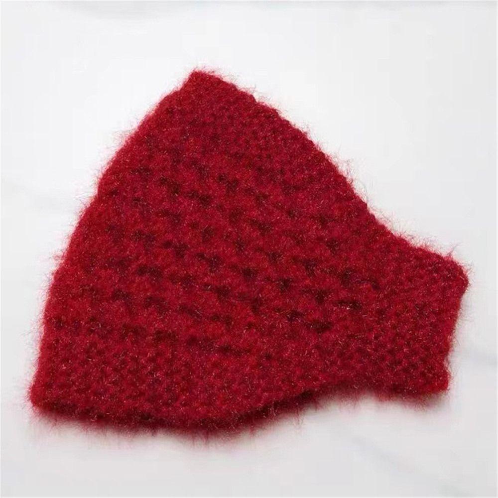 Soft Knitted Ear Muffs Stretch Postpartum Hat Fashion Head Wraps  for Women Girls