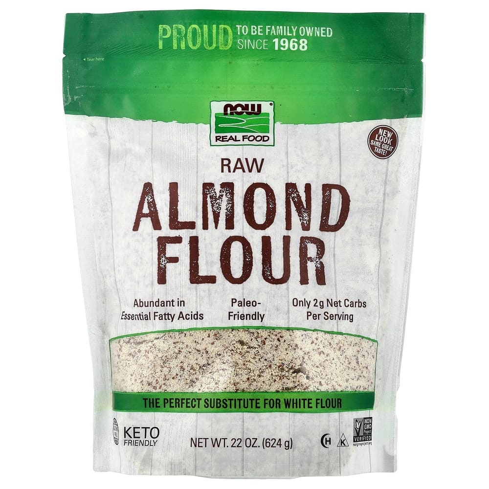 Now Foods Real Food Unprocessed Almond Flour 624g (22oz) 624g - 1 ea