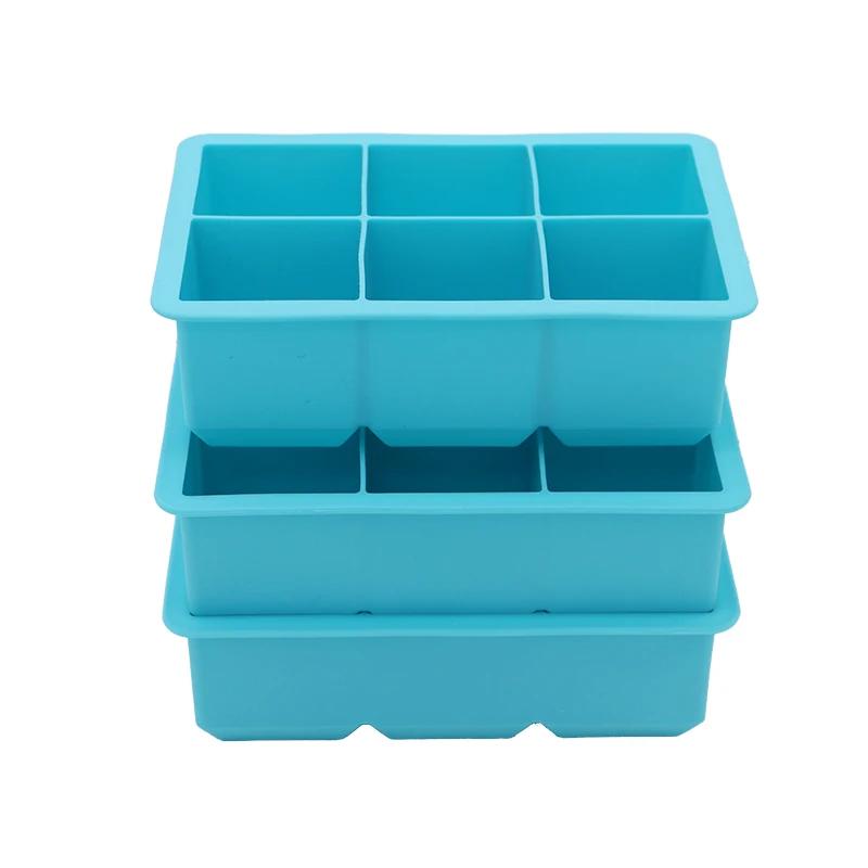 DIY Große Kapazität Eiswürfel Form Quadratische Form Silikon Eiswürfel Tablett Eismaschine Küche Bar Liefert