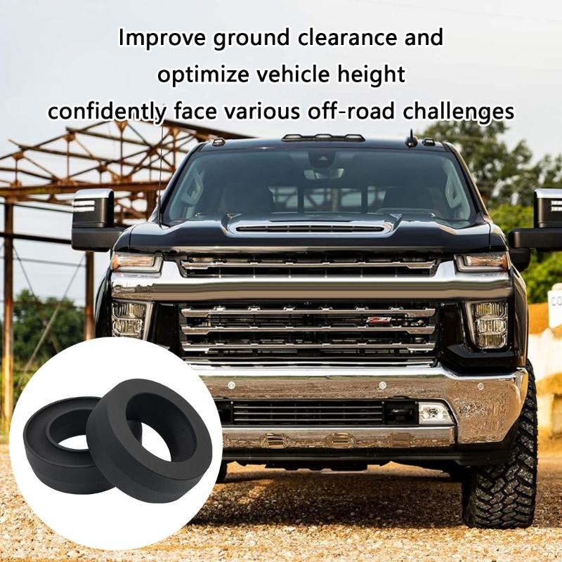 Heavy Duty Front Suspension Spacers 2 Inch Lift Strong strength Formed Lift Spacers Quick Fixing for Car 1500 2500