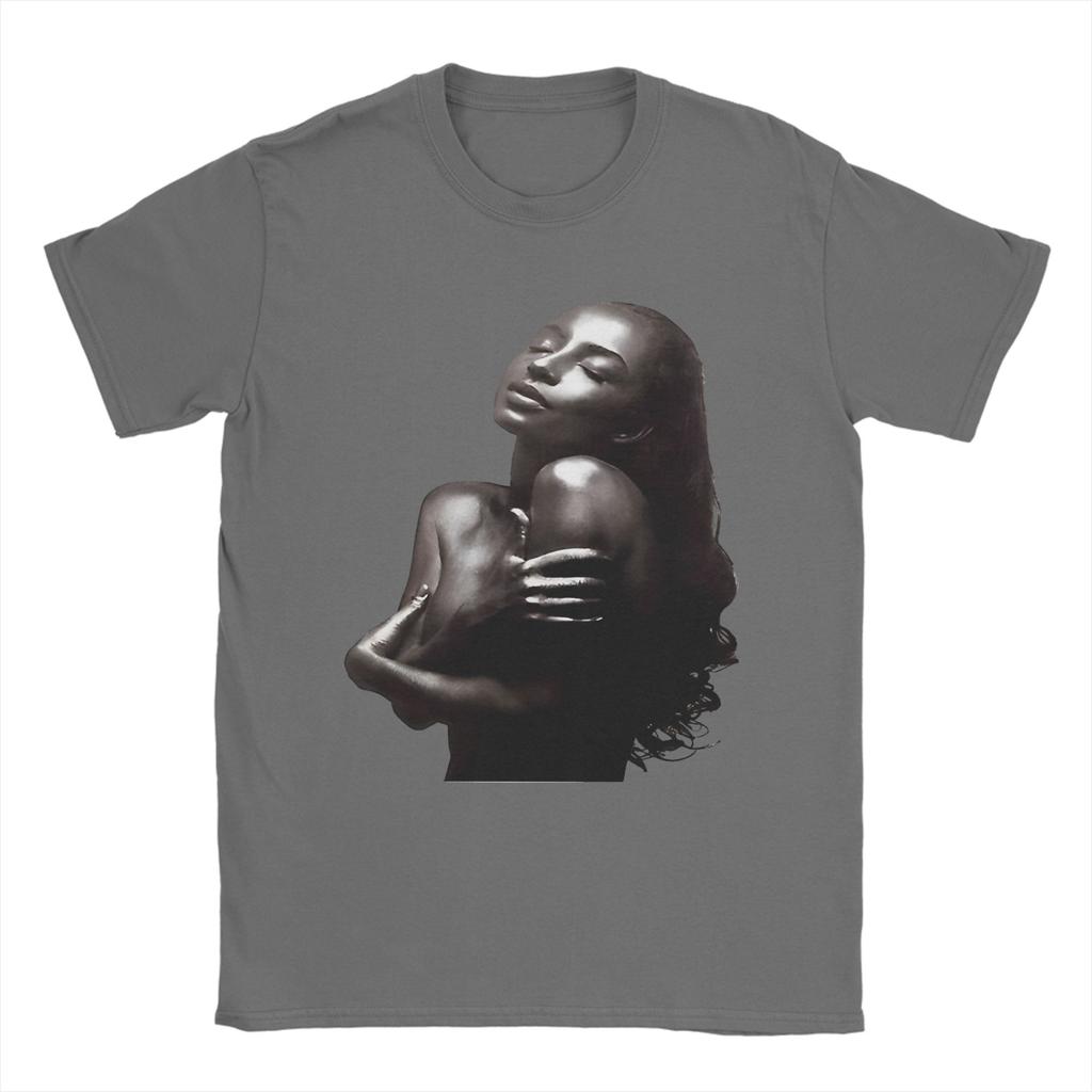 SSade Adu Singer T Shirt Mens Pure Cotton Funny TShirts Crewneck Tee Shirt Short Sleeve Tops Party
