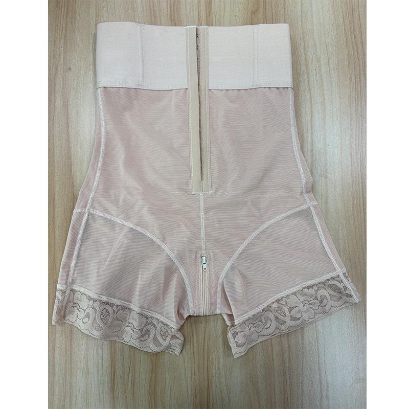 TK Style Women's High Waist Three-Button Shaper Pants - Tummy Control & Butt Lifting with Crotch Zipper, Plus Size Available