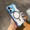 Magsafe Transparent Shockproof Phone Case For For Iphone 11 12 13 14 15 16 Pro Max Plus Magnetic Bumper Cases Back Cover