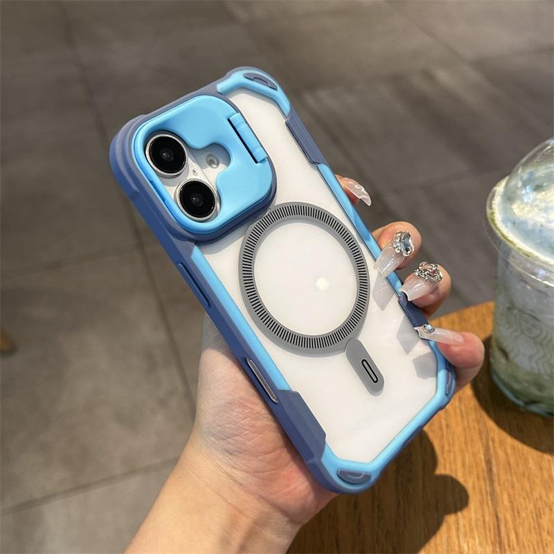 Magsafe Transparent Shockproof Phone Case For For Iphone 11 12 13 14 15 16 Pro Max Plus Magnetic Bumper Cases Back Cover