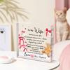 2D Flat Acrylic Plaque Decoration, Indoor and Outdoor Decoration - No Battery/electricity Required, Free Day Decoration, Shop Decoration, Durable