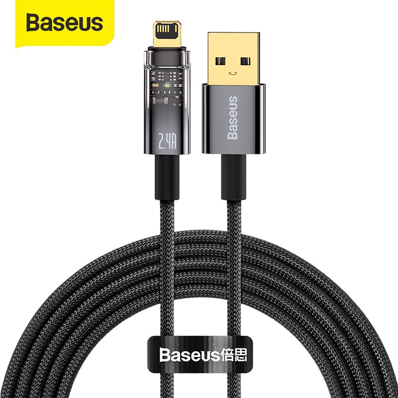 

Адаптер Baseus, USB-A/Lightning, 2.4 A