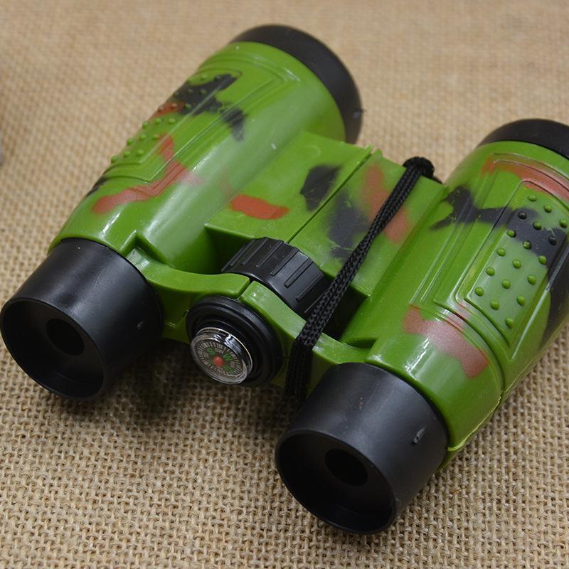 Kids' Camouflage Binoculars with Compass - Outdoor Adventure Toy for Children