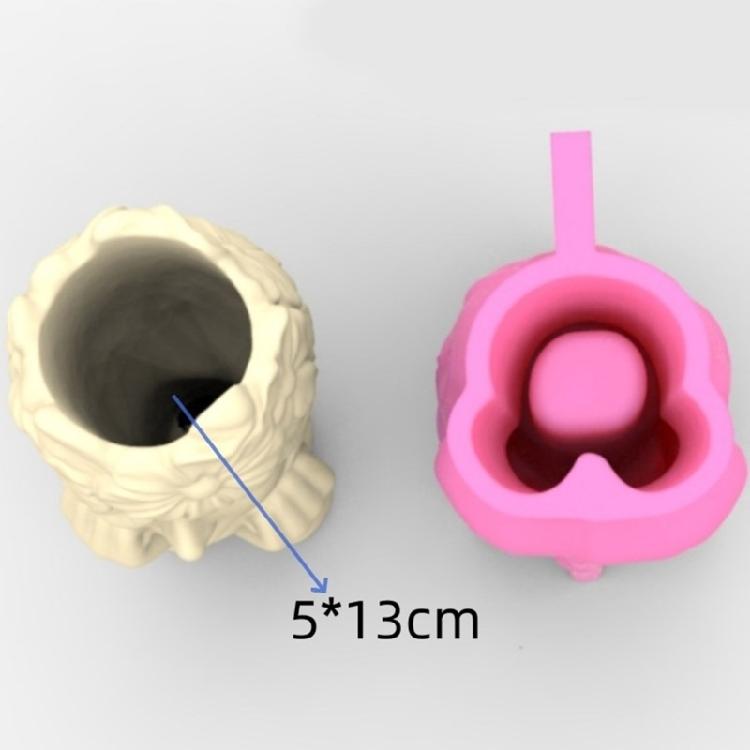 Unique Silicone Crafting Moulds Vase Molds Human Body Shape Flowerpot Mold Epoxy Resin Mold Pen Storage Holder Molds