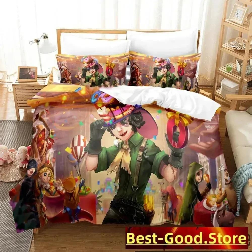 Game Identity V Anime Bedding Set Boys Girls Twin Queen King Size Duvet Cover Pillowcase Bed Boys Adult Home Textileextile