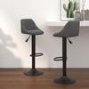Day and Night - Day and Night Kitchen Stools 2 Units Dark Gray Velvet
