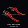 Universal Aluminum Alloy Short Two-Finger Competition Brake & Clutch Lever