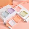 1/5 PCS Plastic Box Case Without Powder Sponge For Puff Transparent Sponge Puff Portable Travel Cosmetic Bags Cosmetics Storage