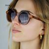 Oversized Round Vintage Sunglasses Women For Men Luxury  Designer Sun Glasses Popular Outdoor Big Frame Punk Eyewear UV400