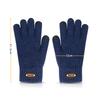 Winter Gloves for Men Touch Screen Cycling Windproof Wool Knit Thick Fleece Office Student Warm Business Game Elastic Soft Glove