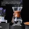 Hand-pour Coffee Filter Cup With Pouring Spout Double-layer Filter Coffee Maker Dripper Set