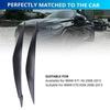 2PCS Headlight Eyebrow Cover Stickers for BMW E71 X6